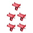 thumbnail image 2 of maskred Support de Téléphone Intelligent en Alliage d'Aluminium pour Téléphone Intelligent 3.5-6.2 Pouces Mobile Téléphone Vélo Guidon Support Support de Support Rouge 5Set, 2 of 6
