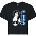 thumbnail image 3 of Star Wars - Leia Collage - Juniors Cropped Tee, 3 of 5