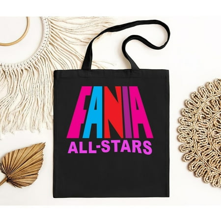 vintage Fania All Stars Tote Bag Salsa Hector Lavoe Willie Camisetas Estrellas -TH15936