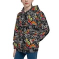 thumbnail image 2 of Kdxio Multicolored Butterflies C Pattern Kids Boys Girls Zip Up Hoodie 3D Printed Hooded Sweatshirt Hoody Coat with Pocket 7-12 Y-Medium, 2 of 6