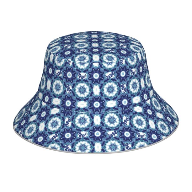 Balery Vintage Blue Sombreros para el sol para hombre y mujer, sombrero de pescador con UPF 50+
