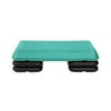 The Step Original Circuit Size Aerobic Platform, Nonslip Platform With Four Black Risers