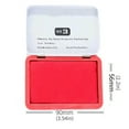 thumbnail image 5 of Water and Fade Resistant Stamp Ink Pad Quick Drying Inkpad Finger Printing Ink Pad For Office Financial Documents Check, 5 of 10