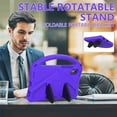 thumbnail image 5 of Allytech for Lenovo Tab M9 2023 Case, Kids Friendly Shockproof Kickstand Handle Easy Grip Lightweight Anti-Scratch Heavy Duty Protective EVA Rubber Case Cover for Lenovo Tab M9 9.0" - Purple, 5 of 7