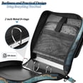 thumbnail image 4 of FORMRS Zipper Binder with Shoulder Strap 2-inch Ring 500 Sheet Capacity File Bag, Black Marble, 4 of 5