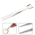 thumbnail image 2 of Professional Tweezers With Scoops Shovels Pick-Up Tool Diamond Clip for Gem Bead, 2 of 11