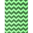 thumbnail image 1 of Ahgly Company Indoor Rectangle Abstract Emerald Green Contemporary Area Rugs, 8' x 10', 1 of 4