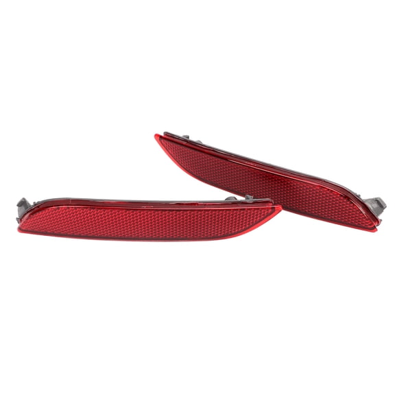 2 Pcs Rear Bumper Reflector Left Right TO1185110 Red Tail Bumper Reflector Replacement for Camry 2018 and Up
