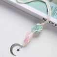 thumbnail image 3 of K-KED Natural Quartz Healing Stone Crystal Pendulum Hanger Woven Car Hanging Pendants-Green Fluorite + Rose Quartz S...-10pcs, 3 of 6