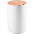 TRAHOOSmall Round Plastic Trash Can Wastebasket, Garbage Container Bin