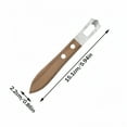 thumbnail image 6 of Premium Lemon Zester - Walnut Handle & Stainless Steel Blade, Professional Citrus Scraper for Cocktail Garnish, Ideal Bartender Tool & Home Bar Gift, 6 of 9