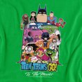 thumbnail image 2 of Teen Titans Go to The Movies Hollywood Women's T Shirt, Kelly Green, Small, 2 of 6