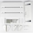 thumbnail image 3 of Asiento de ducha plegable de aluminio y ABS blanco, 330 x 320 x 70 mm, 3 of 5