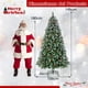 thumbnail image 3 of Árbol de Navidad Artificial Costway 195cm con Luces LED Blancas Cálidas Verde y Blanco, 3 of 10