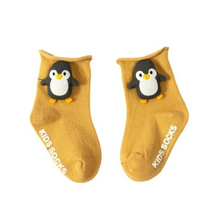 

JunDanmall 1 Pair Infant Socks Cartoon Rabbit Moon Boys Girls Stretchy Non-slip Sweat-absorbent Floor Socks for Party