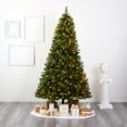 thumbnail image 5 of Homestock Gothic Grace 8Ft. Spruce Artificial Christmas Tree With 500 Clear Lights, Pine Cones, And Red Berries For A Picture-Perfect Holiday Display In Your Home Or Office, 52" W X 52" D X 96" H, 5 of 7