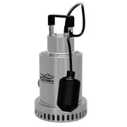 K2 Pumps Sump Pump 1/2 Hp Stainless Steel With Piggyback Tethered Switch