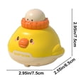 thumbnail image 2 of Juguetes para piscina, juguetes para bebés y niños pequeños. Adorable pollito de juguete para empujar, ideal para bebés. Estimula el gateo y la motricidad con sus simpáticos animales. Ligero y portáti, 2 of 5