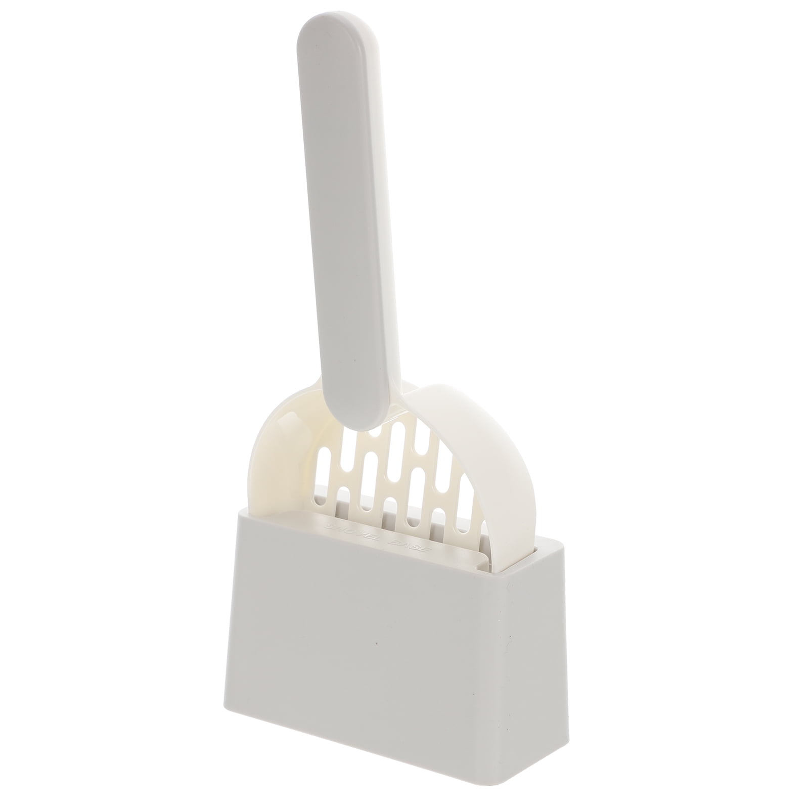 A-Lkatsthy Premium Cat Litter Scoop Holder Simple White Small Trash can