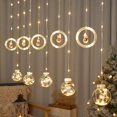thumbnail image 2 of Guirnalda de luces LED para decoración del hogar, bolas de Navidad para decoración de dormitorio, Año Nuevo, 2024 V, 110V, enchufe europeo y estadounidense, 220, 2 of 4