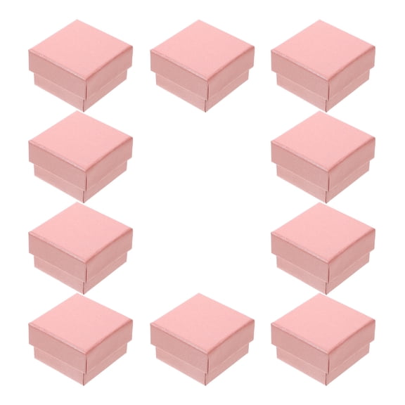 Masteelf 10pcs Jewelry Boxes Necklace Packaging Boxes Reusable Earrings Cases Jewelry Gift Containers