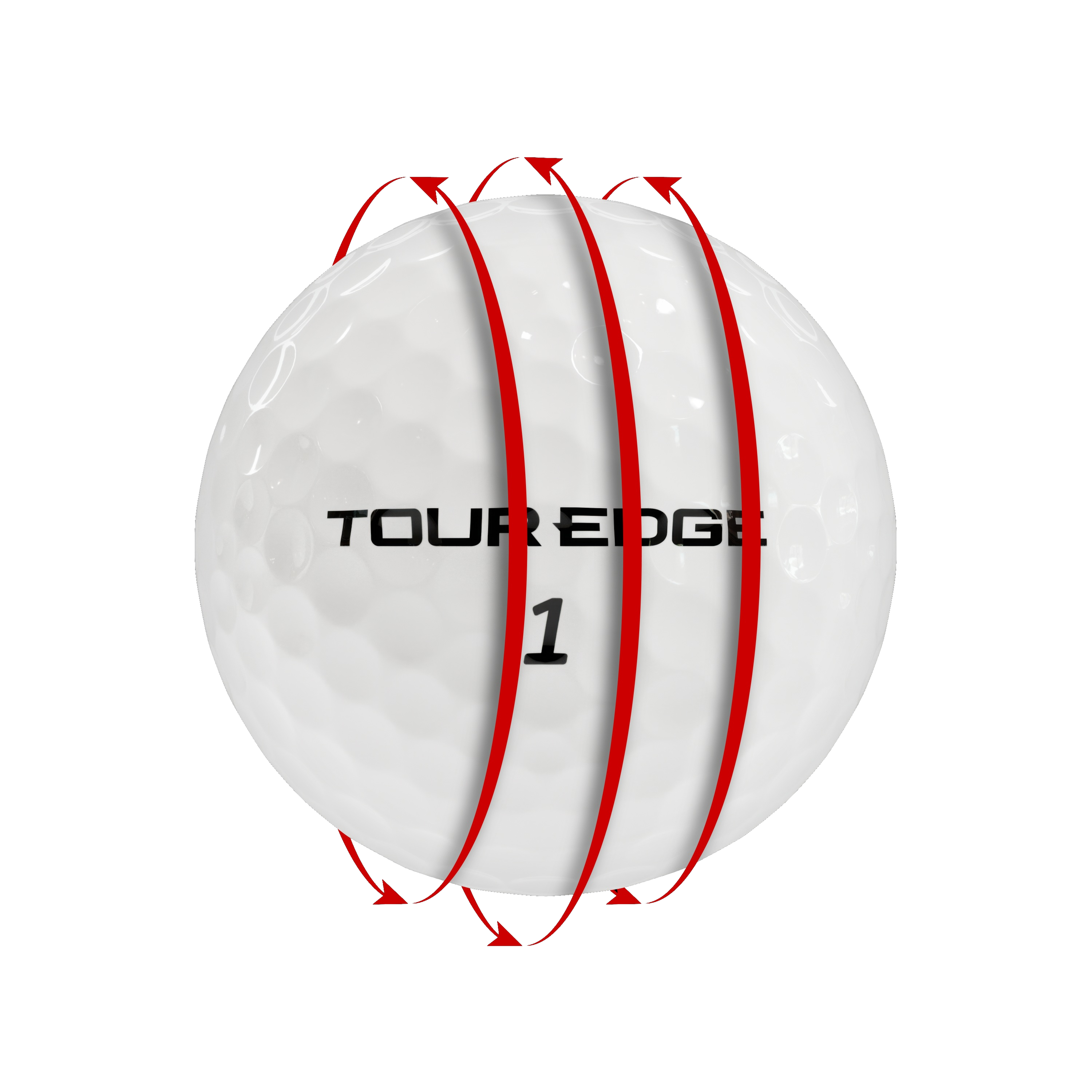 Tour Edge Exotics Golf Ball 1-Dozen White