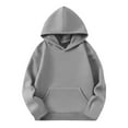 thumbnail image 2 of Kiijoy Little Girls Hoodie Winter Warm Pullover Hooded Sweatshirt, Sizes 5-6, 2 of 8
