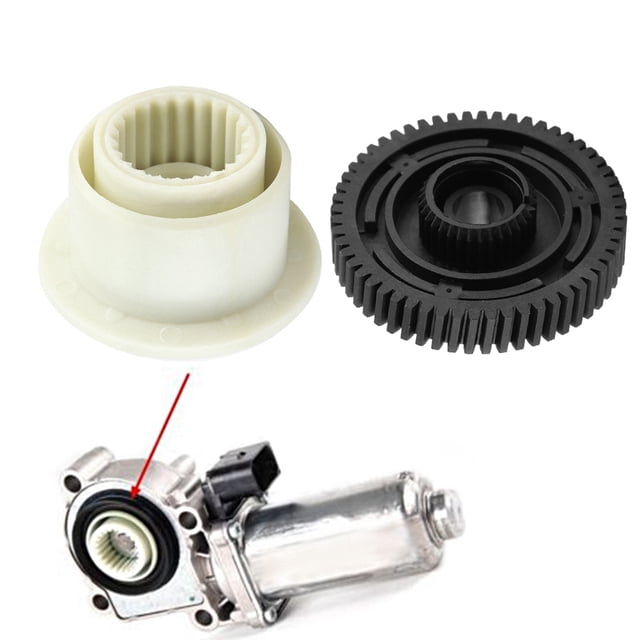 Acouto Engranajes de Caja de Cambios de Motor 27107566296 84732277 para X3 E83 para X5 E53 para X6 2004-2011 2 Uds Caja de Cambios Caja de Transferencia Servo Actuador Motor Kit de ANGGREK Otros
