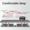 thumbnail image 6 of Gray Foldable Camping Cot - Heavy Duty Steel Frame for Outdoor Camping & Picnic, 6 of 9