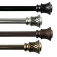 thumbnail image 3 of Domovina Lone 13/16" Single Curtain Rod-Color:Antique Brass,Size:48-84", 3 of 3