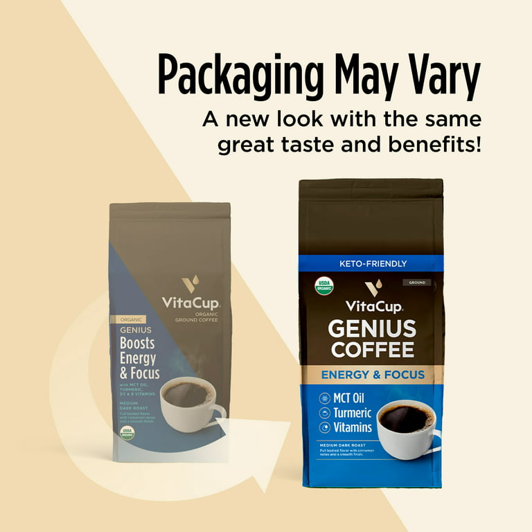 VitaCup Slim Instant Coffee Packets, Boost Diet & Metabolism, 30