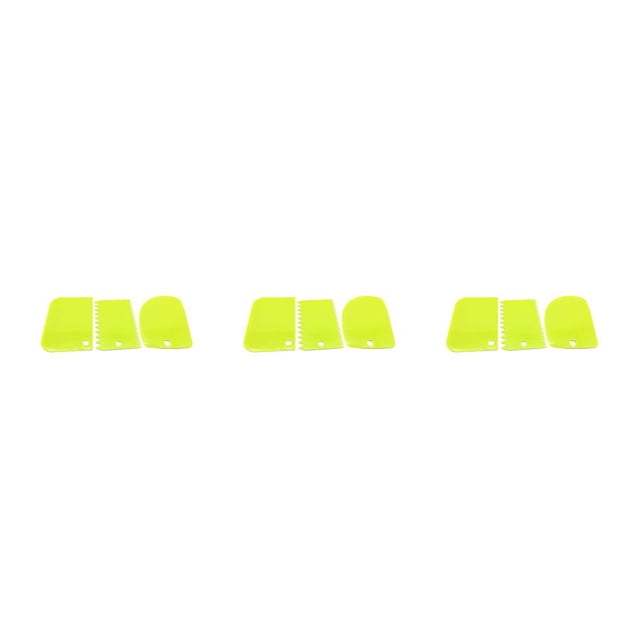Bearachild 3 Piezas Raspador para hornear Postre DIY Pastel Más Pastelería Fondant Decoración Herramientas de glaseado Reemplazo Verde 3piezas