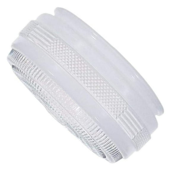 6-Inch Drum Shade Replacement Glass Shade - 5-7/8-Inch Fitter Opening