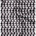 thumbnail image 1 of Soimoi Black Georgette Viscose Fabric Hen Bird Print Sewing Fabric Yard 42 Inch Wide, 1 of 6