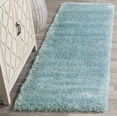 thumbnail image 5 of SAFAVIEH Charlotte Solid Plush Shag Runner Rug, Grey, 2'3" x 8', 5 of 5