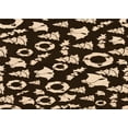 thumbnail image 1 of Ahgly Company Machine Washable Indoor Rectangle Transitional Light Copper Gold Area Rugs, 7' x 10', 1 of 7