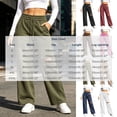 thumbnail image 3 of Women's Wide Leg Sweatpants Drawstring Distressed Hole Design Straight Style Side Pockets Loose Streetwear Casual Athletic Trousers, Sweatpants Y2K Pink XXL, 3 of 6