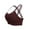 Brown, variant on High Impact Sport Bra for Women Wireless Mesh Underwear Criss-Cross Back Stretchy Athletic Outfies
