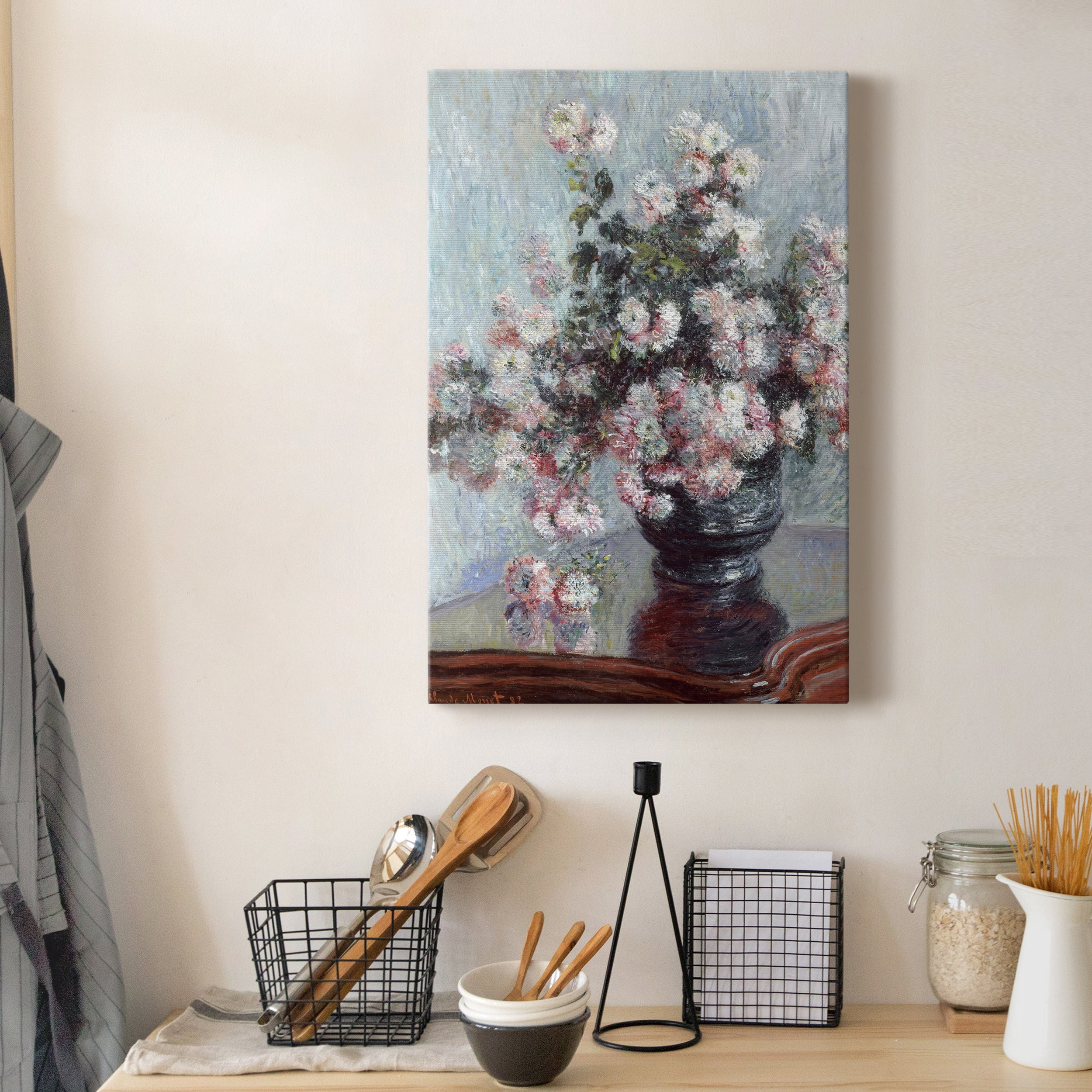 Chrysanthemums Premium Gallery Wrapped Canvas - Ready to Hang - 18 x 27