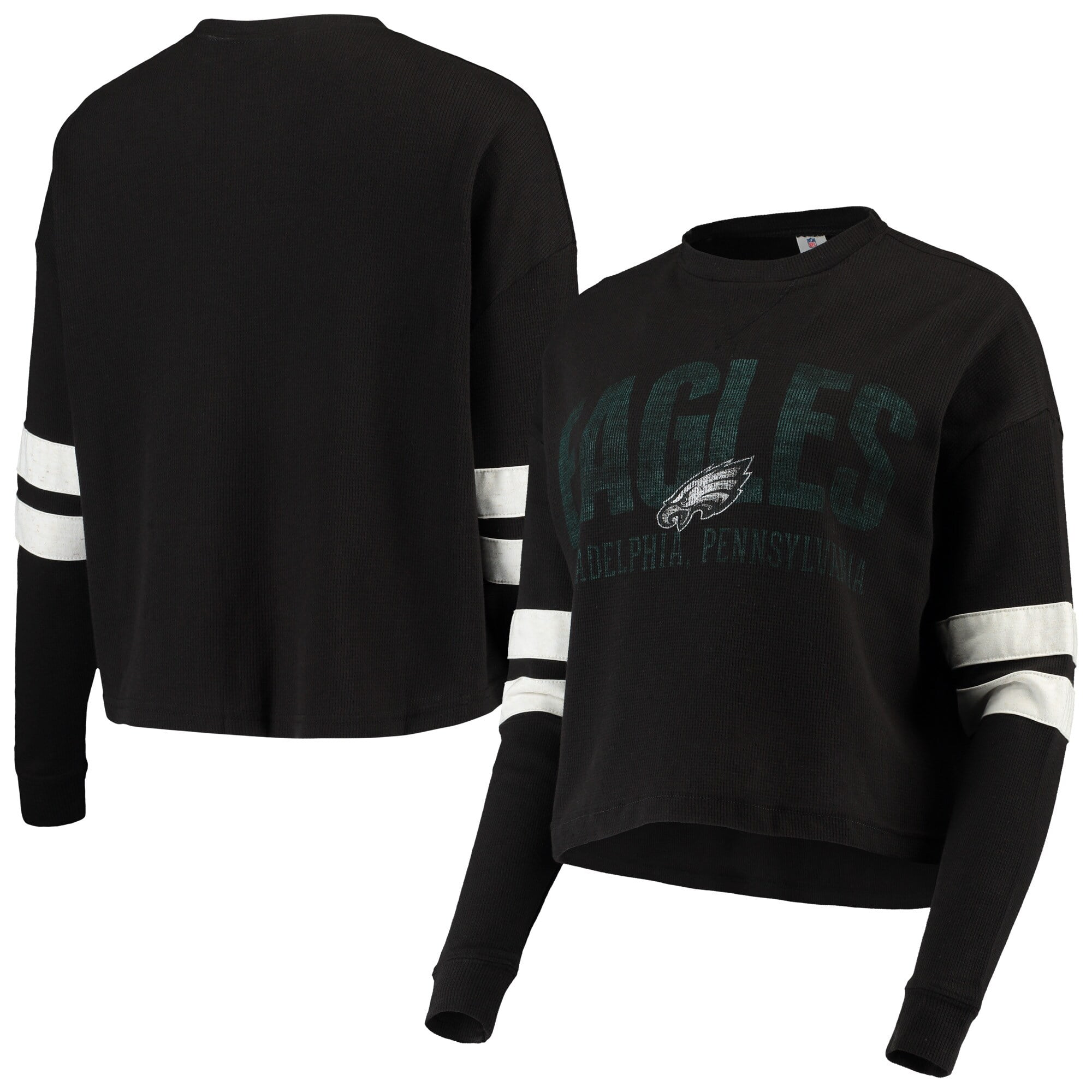 Philadelphia Eagles Women's Devote Long Sleeve T-Shirt - Black - Walmart.com - Walmart.com