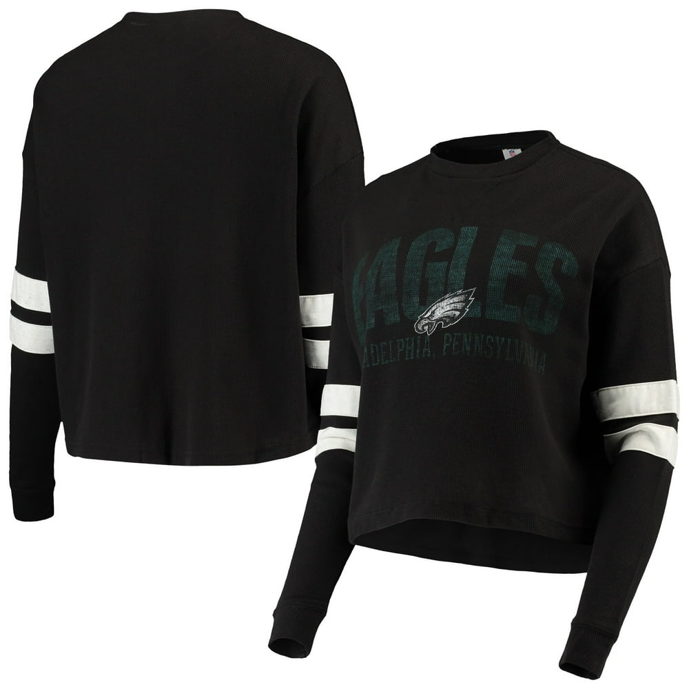 Philadelphia Eagles Women's Devote Long Sleeve TShirt Black