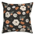thumbnail image 2 of Creative Products Floral Skull Pattern 18 x 18 Spun Poly Pillow, 2 of 3