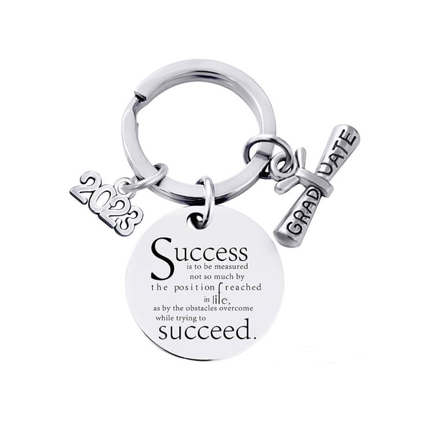 Llavero de acero inoxidable para la temporada de graduación, pequeños obsequios, regalos para niños y niñas