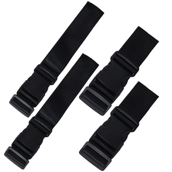 4Pcs 2 Styles Luggage Strap Suitcase Belt Add A Bag Luggage Straps Adjustable Travel Luggage Connect Attachment Backpack Carry Clip Strap with Release