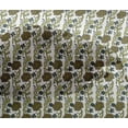 thumbnail image 4 of oneOone Viscose Chiffon Fabric Leaves & Floral Block Print Fabric BTY 42 Inch Wide, 4 of 4