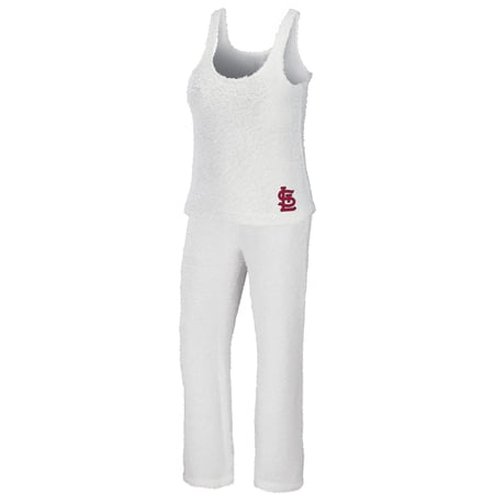 Women s WEAR by Erin Andrews Cream St. Louis Cardinals Cozy Lounge Tank Top & Pants Set