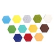 thumbnail image 4 of WHAMVOX 12PCS Self Adhesive Hexagon Wall Tiles Wool Felt for Creative Home Decor, 4 of 6