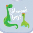 thumbnail image 4 of Inktastic Mamaws Boy Grandson Gift Dinosaur Boys Baby Bib, 4 of 4