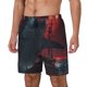 thumbnail image 1 of Fotbe Red Moon Shark Sailboat Traje de Baño para Hombre – Shorts de Natación de Secado Rápido con Forro y Bolsillos-3X-Large, 1 of 6
