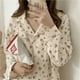 thumbnail image 1 of Pijama coreano con estampado de corazón para mujer, ropa de dormir de manga larga, conjunto femenino, traje de Rebeca, 2024, 1 of 5